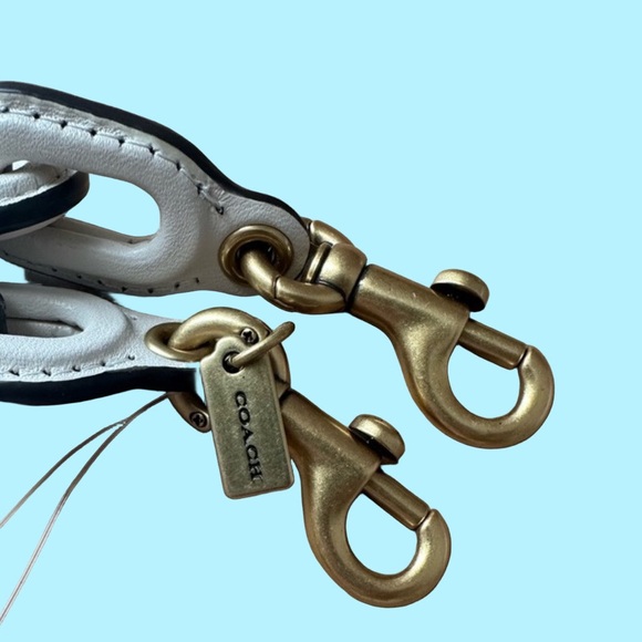 Coach Chalk 40” Long Chain Strap in Glove-tanned Leather C8314 NWT - Picture 4 of 5